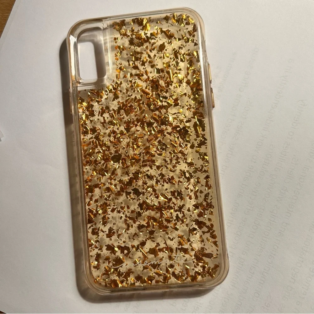IPhone X/XS Casemate karat rose gold. Great condition!